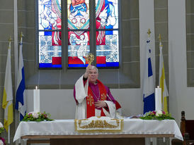 Bonifatiusandacht mit Weihbischof Prof. Dr. Karlheinz Diez in St. Crescentius (Foto: Karl-Franz Thiede)